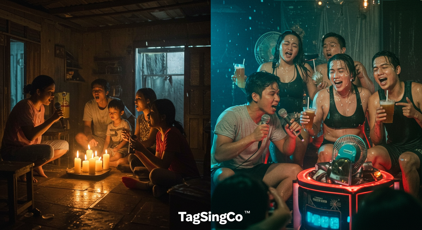 Songs Through the Storm: How Karaoke Helps Us Cope with Extreme Weather in the Philippines ☀️🌧️🎶