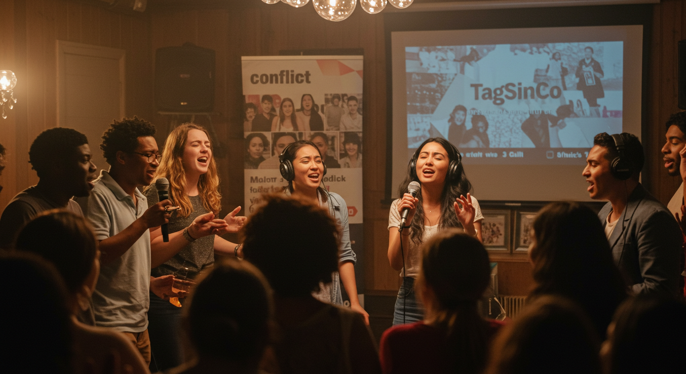 “Sing for Peace: How Karaoke Connects Us When the World Feels Divided” ✌️🎶