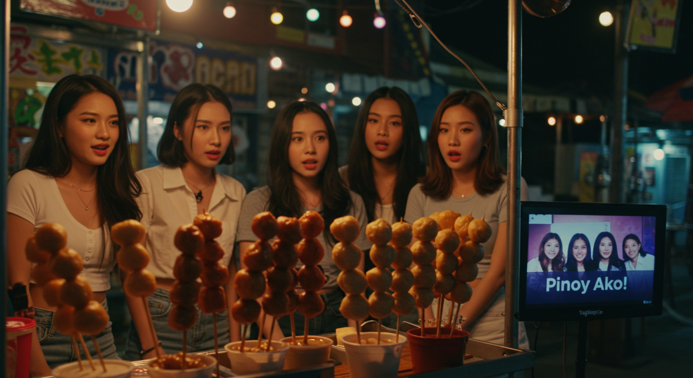 “BINI, Bites, and Backlash: When Filipino Street Food Meets P-pop Stardom 🌭🎶🔥”